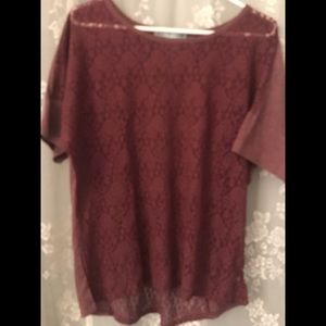 Maurice’s lace shirt